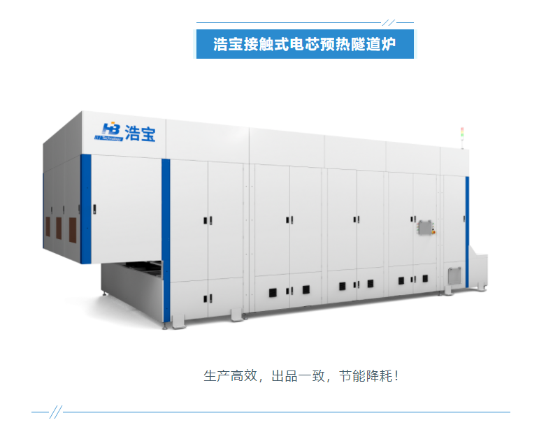浩寶技術接觸式電芯預熱隧道爐